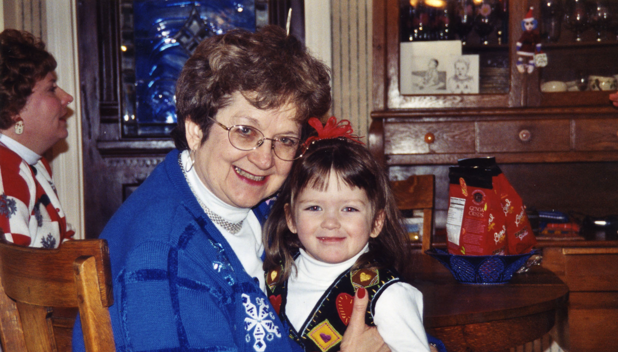 Nannie with her youngest grandchild